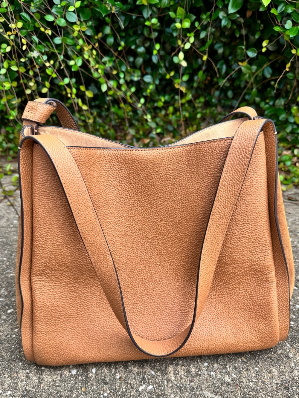 kate spade Pebbled Leather Shoulder Bag in Camel Tan - Picture 4 of 6